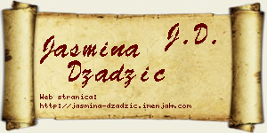 Jasmina Džadžić vizit kartica